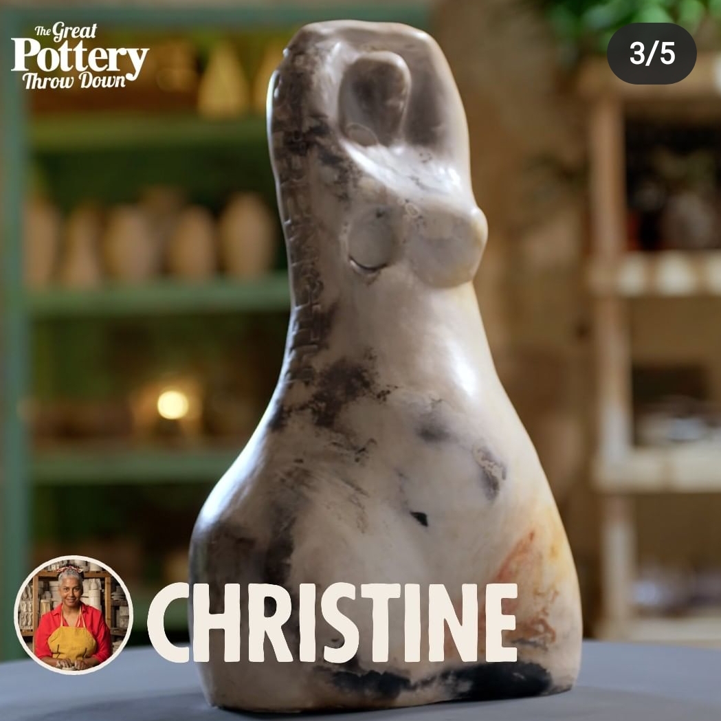 The great pottery throwdown - Self portrait - Christine